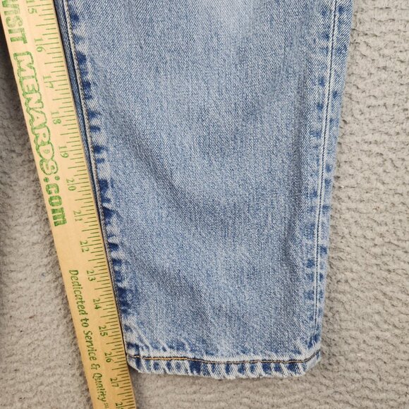 Levis 550 Jeans Womens 12 Short Misses Relaxed Fit Tapered Leg Blue Y2K Denim - Picture 5 of 13